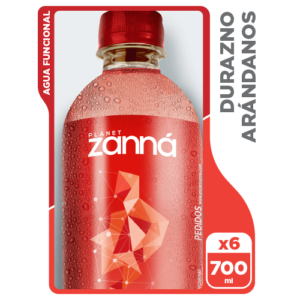 Planet Zanná Durazno Arándanos 700 Ml. - 6 Pack