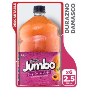 Jugo Jumbo Durazno-Damasco 2.5 Lts.